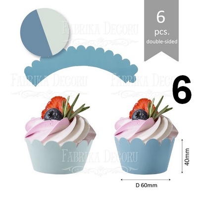 Набір паперових заготовок 005, ТМ Fabrika Dekoru, 6 штук, вибір кольору