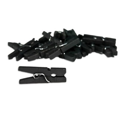 Мини-прищепка Canvas Corp - Black, цвет черный, 1 штука, длина 2,5 см