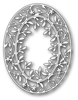 Ніж для вирубки від Poppystamps - Emory Oval Frame