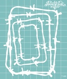 Чипборд від Вензелик - Набір " Колючки " 10, розмір: 95x120 мм