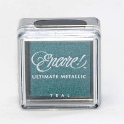 Чорнило Tsukineko Encore Ultimate Metallic Small Ink Pad - Teal