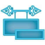 Ножі для вирубки від Spellbinders - Die D - LitesTM - Ornamental Tags Two, S2 - 033