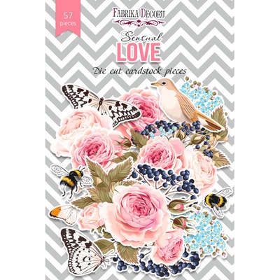 Набор высечек, коллекция Sensual Love, 57 шт., ТМ Фабрика Декора