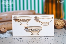 Набір горнят 02, розмір: 0,085 х 0,05 см