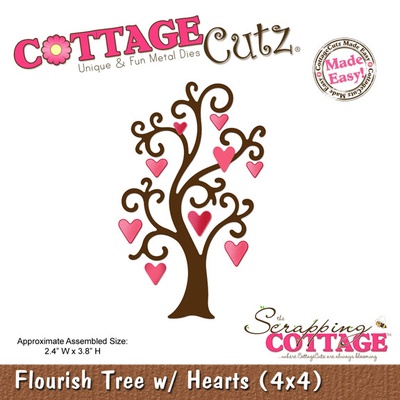 Ніж для вирубки CottageCutz - Flourish Tree, 10x10 см