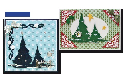 Ножі для вирубки від LeCreaDesign - Scenery trees