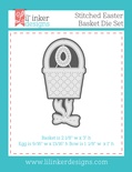 Ніж для вирубки з Lil'Inker Designs - Stitched Easter Basket Die Set