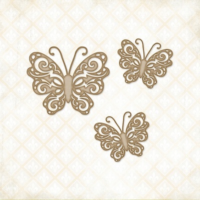 Чипборд Blue Fern StudiOs-Fantasy Butterfly Set