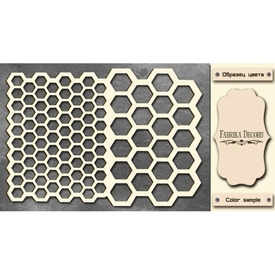 Набір чіпбордів Соти, колір молочний, ТМ Фабрика Декору