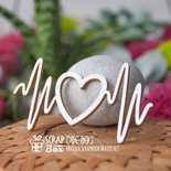 Чипборд ScrapBox - Кардіограма з серцем Hh-184