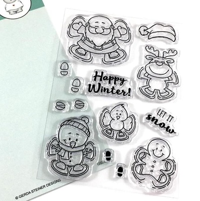 Набор штампов Gerda Steiner - Snow Angel 4x6 Clear Stamp Set