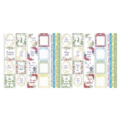 Набір смужок з картинками для декорування Summer mood, ТМ Фабрика Декору