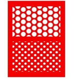 Трафарет - Горох2, 15*20см