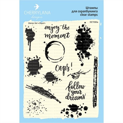 Набір штампів від Cherrylana - "Oops!"