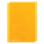 Большие прозорачные оранжевые пластины - от Spellbinders для резки в машинках, 2 шт, 21.59 см x 31.11 см