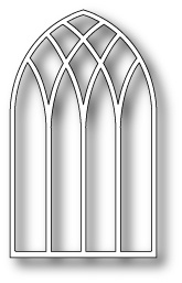 Нож для вырубки от Poppystamps - Small Gothic Intersecting Arch  