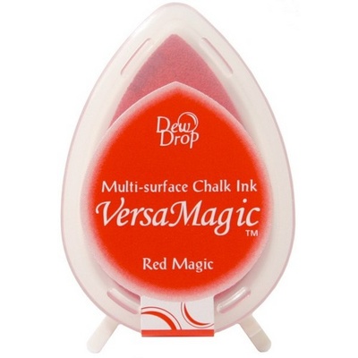 Чернила для штампинга Tsukineko - VersaMagic Dew Drops Red Magic
