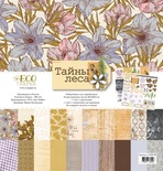 Набор бумаги от EcoPaper - "Тайны леса", 30.5х30.5 см