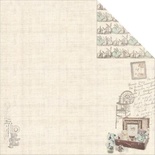 Лист двусторонней скрапбумаги Fabscraps - Baby Bear Double-Sided Cardstock - Bunny Bear 2, 30х30 см