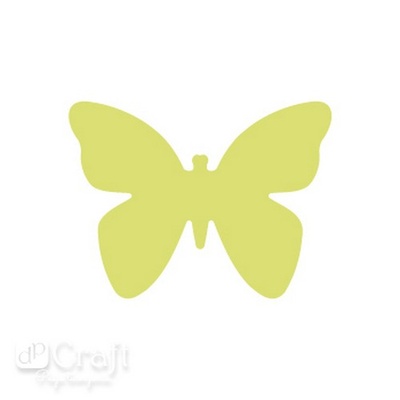Дірокол фігурний 5см Метелик 3, TM dpCraft (Dalprint)