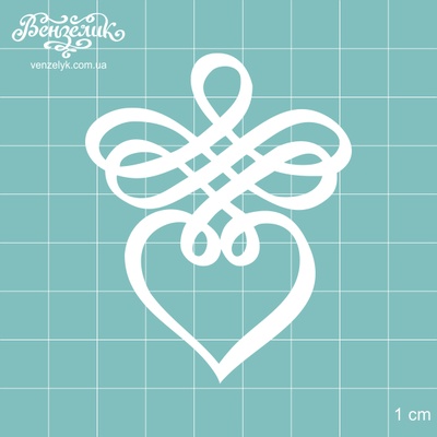 Чипборд від Вензелик - Вензель 15, розмір: 5,5x6,8 см