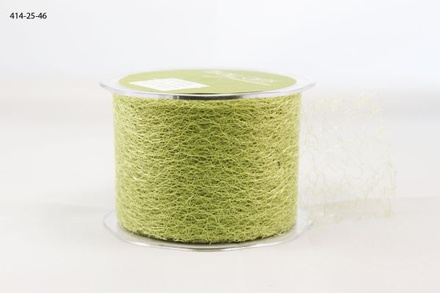 Стрічка "Павутинка", колір салатовий, ширина 60 мм, довжина 90 см