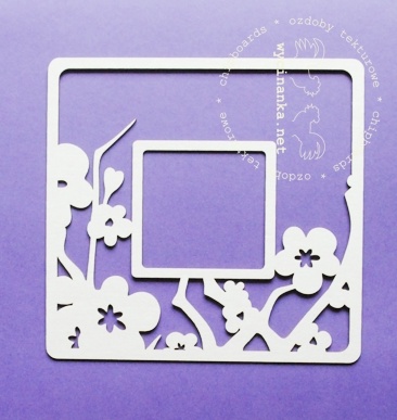 Чипборд від Wycinanka - рамки з колекції Вишневий цвіт, номер 7