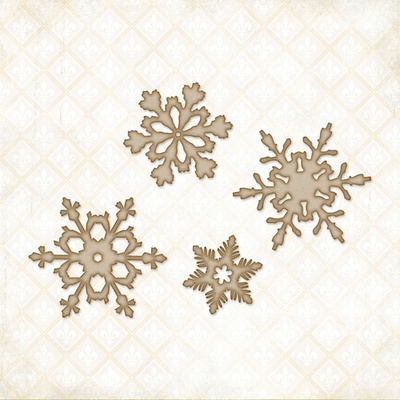 Чипборд Blue Fern StudiOs-Shabby Flakes