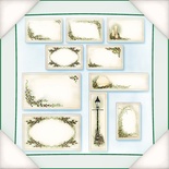 Набір заготовок - Topper для Flower Soft - Christmas - Vintage Toppers, 10 шт. у Набірі.