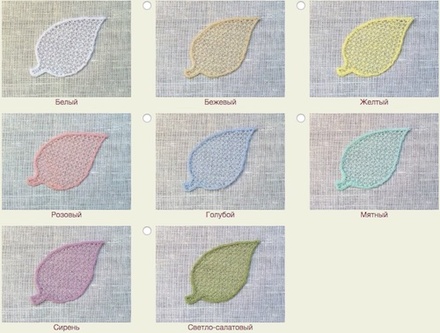 Декор ажурний - Набір листичків від Allmacrfat, колір білий, в Набіре 4 шт.