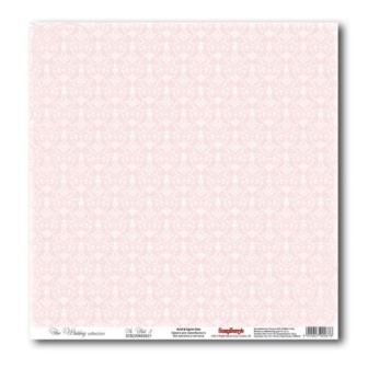 Лист бумаги для скрапбукинга  от ScrapBerry's - Свадебная - Розовый 5