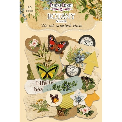 Высечки, коллекция Botany summer,  59 штук, ТМ Фабрика Декора