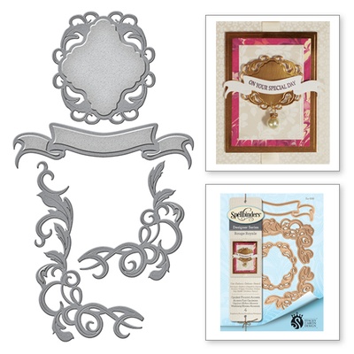 Ніж для вирубки від Spellbinders - Opulent Flourish Accents
