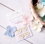 Набір деревʼяних фішок від ТМ Тетяна Синиця - "Времена року", 4 шт., діаметр 25 мм