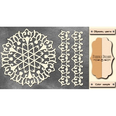 Набір чіпбордів TM Fabrika Decoru FDCH - 219, колір молочний, крафт