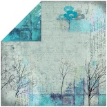 Аркуш двосторонній Fabscraps - Rustic Double-Sided Paper - Trees, 30x30 см