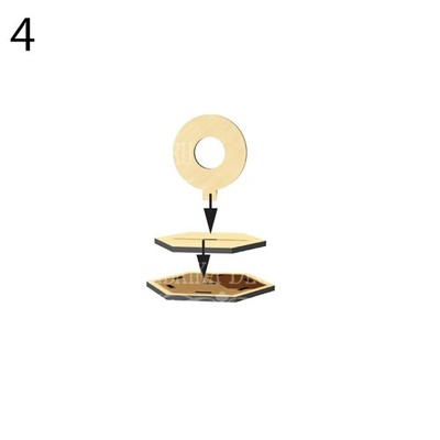 Декоративний ліхтар 6 - граний - L 082, ТМ Фабрика Декору