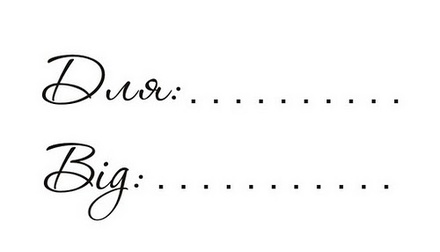 Акриловый штамп T049a Обращение, размер 7,2 * 2,9 см