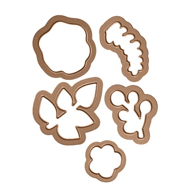 Ніж для вирубки + штампи від Spellbinders - Quite Contrary - Debi Adams - Floral Divine