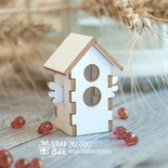 Чипборд ScrapBox 3d фігурка - Будиночок з крилами Hd-001