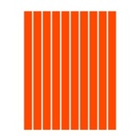 Набір смужок паперу для квілінгу, 1 колір (помаранчевий), 3х295мм, 160 г/м², 100 шт.