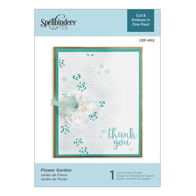 Папка для резки и тиснения от Spellbinders - Flower Garden