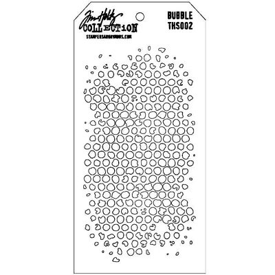 Маска Ranger - Tim Holtz - Layering Stencil - Bubble, 13х20 см