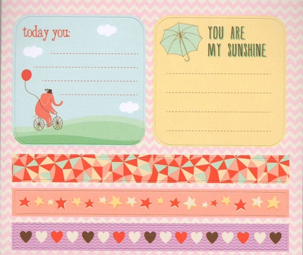 Книга наліпок - Grant StudiOs-Baby Girl, — La De Dah, 5 аркушів на дитячу тематику