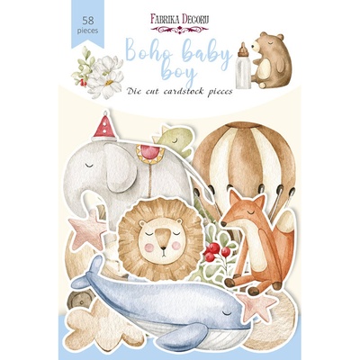 Набір висічок Boho Baby Boy, 58 шт., ТМ Фабрика Декору