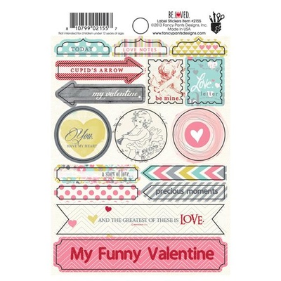 Набір наліпок Fancy Pants - Be.Loved 4x6 Label Stickers
