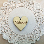 Сердечко дерев’яне: мечтай, 3х3,3см