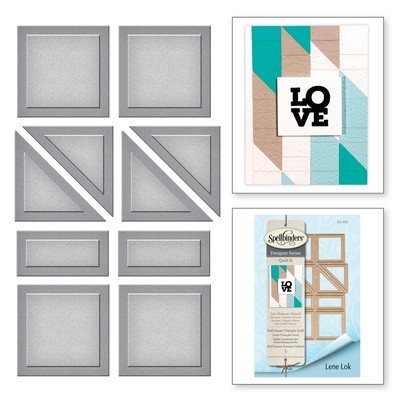Ножі від Spellbinders - Half Square Triangle Quilt