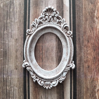 Рамочка гіпсова з патинуванням від E.В.A., 4х6,5см