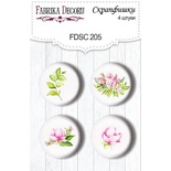 Набір скрап-фішок ТМ Фабрика Декору з 4 шт. №205